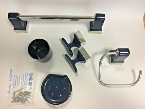 Set bagno blu 2 - da, blu: