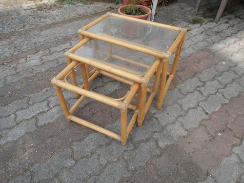 Vintage tris tavolini - vintage,