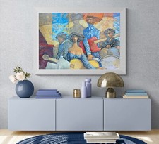 Talani Giampaolo - 80x120 Musicisti Jazz - Serigrafia materica su cartoncino