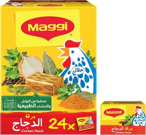 Maggi stock pollo - stock, erbe