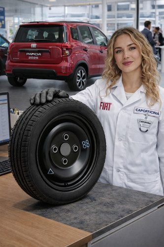 Ruotino scorta fiat - ruotino, di