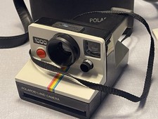 Polaroid 1000 Land Camera - fotocamera istantanea vintage per pellicola SX-70 - non testata