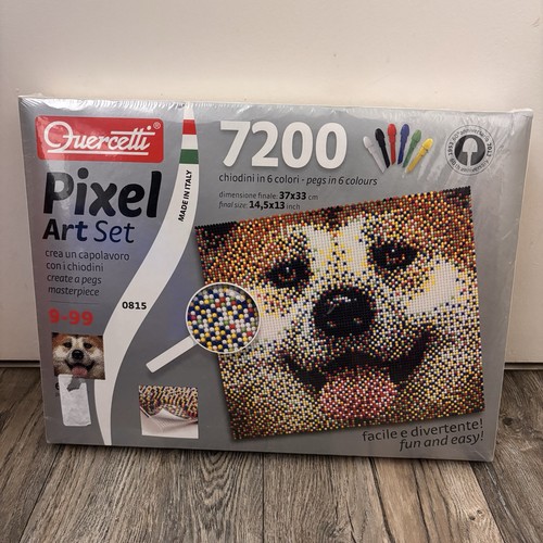 Quercetti dog pixel art set - art,