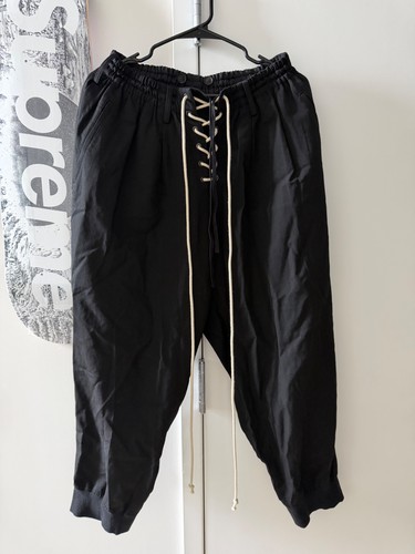 Pantaloni stringati yohji - pantaloni,