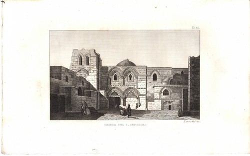 Stampa antica gerusalemme - antica,