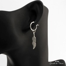 COPPIA ORECCHINI PIUMA PICCOLA