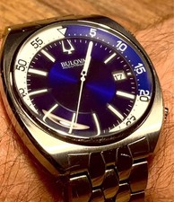 Bulova Accutron boccaglio blu con scatola