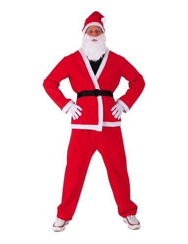 Costume babbo natale - natale, adulto