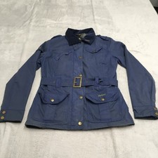 Barbour Giacca Donna UK 8 Blu