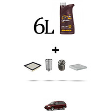 HOFFCAR Kit tagliando 4 FILTRI