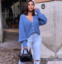 Cardigan Zara in maglia con