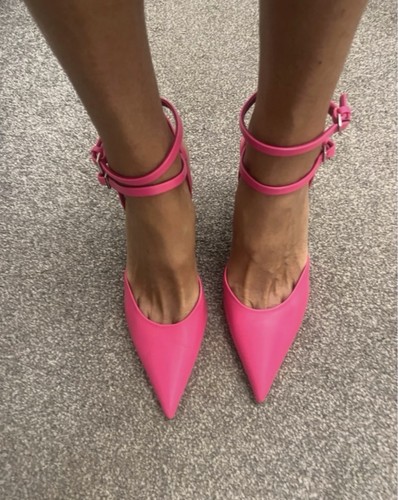 Zara rosa tacco nuovo - tacco, (38)