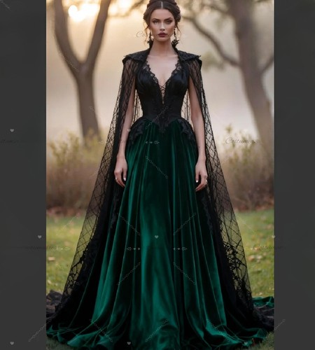 Costume vampiro verde nero - verde,
