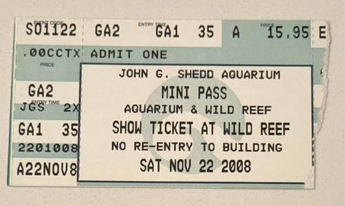 John shedd mini pass - shedd,