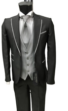 CARLO PIGNATELLI ABITO  SPOSO  T. 46 CERIMONIA FIRMATO  SUIT GROOM WEDDING