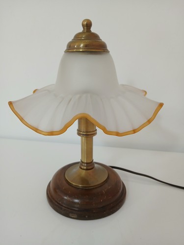 Lampada tavolo vintage ottone - lampada,