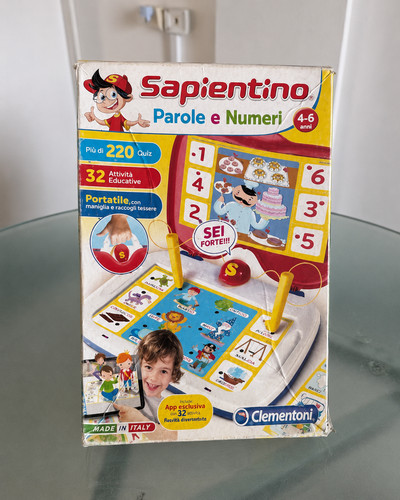 Sapientino parole numeri - parole, e