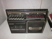 Radio registratore PHILIPS D7160 2 BAND RADIO cassette -funzionante