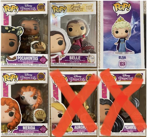 Funko pop disney princess - disney,