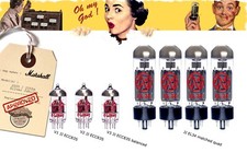 Guitar Amp Tubes set: Marshall