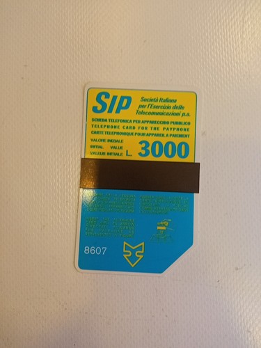 Carta telefonica sip - telefonica, rara