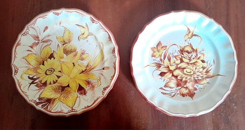 Coppia piatti ceramica - coppia,