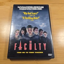 The Faculty (DVD, 1999) Josh Hartnett Horror/Science Fiction W/Insert Free Ship