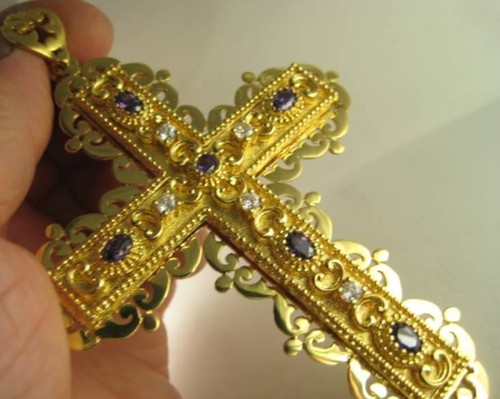 Croce pettorale per vescovi - , e