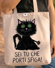 Tote bag gatto nero - tote,