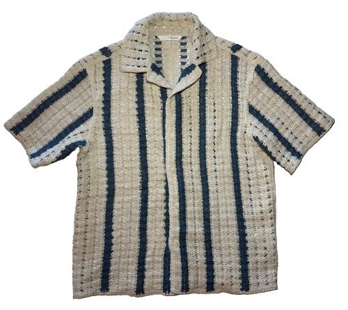 Zara camicia maglia uncinetto