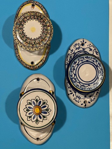 Tre appendiabiti ceramica - tre,