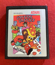 CRYSTAL CASTLES Gioco ATARI 2600 (Anni '80) Video Game Cartridge vintage