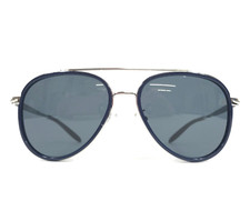 Occhiali da sole Michael Kors MK1104 Richmond 100487 montatura blu argento con lenti grigie