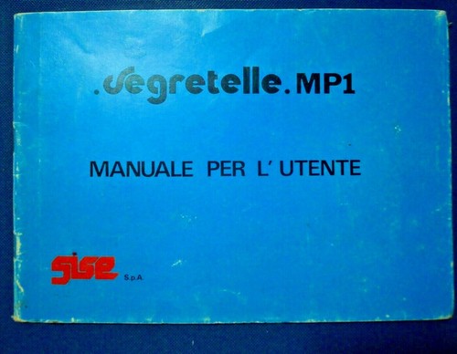 Manuale per utente - manuale, "