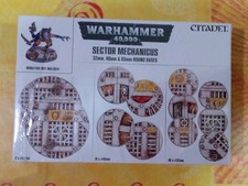 Warhammer 40000 Sector Mechanicum Bases Basette - New