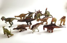 LOTTO STOCK 13 MODELLINI DINOSAURI - RACCOLTA COLLEZIONARE DINOSAURI