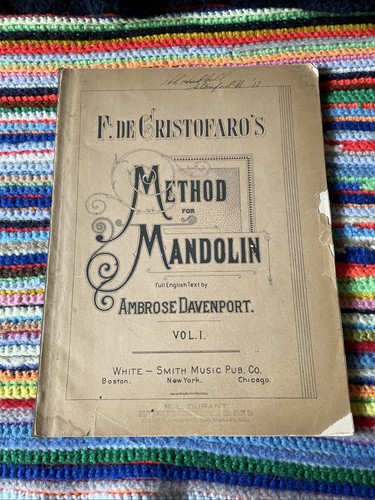 Metodo per mandolino f - metodo, di