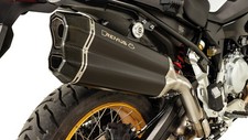 SILENZIATORE CON PARACALORE REMUS 8 ACCIAIO NERO BMW R 1200 GS 2016-