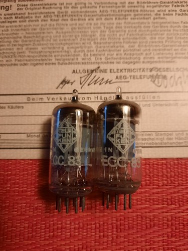 Telefunken ecc duo tubi - ecc,