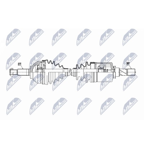 Nty albero motore 668mm - nty,