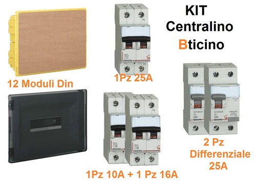 Kit centralino incasso bticino - kit,