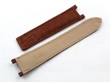 Cinturino Cartier Pasha Vero Cocco Marrone Gold 20/18mm Elegante Deployante New