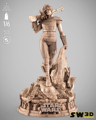 Scultura cara dune stampata - cara,