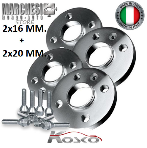 Kit distanziali ruote 20 - ruote, 16+20