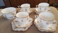 Trio inglese Bone China x 4 +