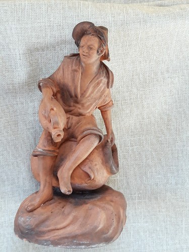 Statua ceramica terracotta - , cm