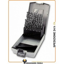 USAG 998 MA/S19- ASSORTIMENTO PUNTE 19 PEZZI HSS DIN 338