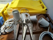 N 4 Faretti terra giardino in alluminio con ancoraggio acciaio