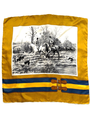 Sciarpa vintage equitazione