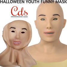 Maschera viso giovane in